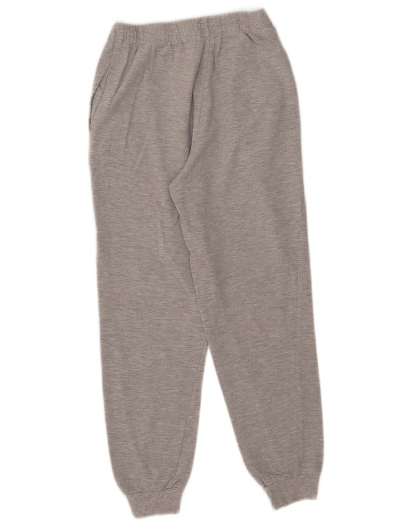 Champion Womens Graphic Crop træningsdragt Bukser Joggers UK 14 Large Grey