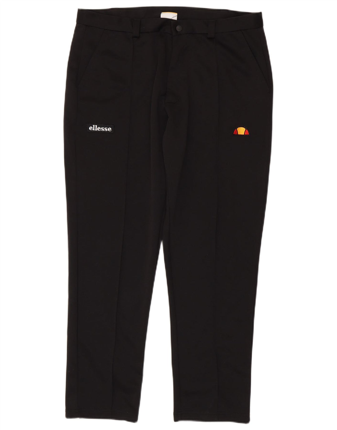 Ellesse Herre Slim Chino Bukser XL W38 L28 Sort Polyester