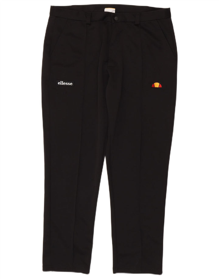 Ellesse Herre Slim Chino Bukser XL W38 L28 Sort Polyester
