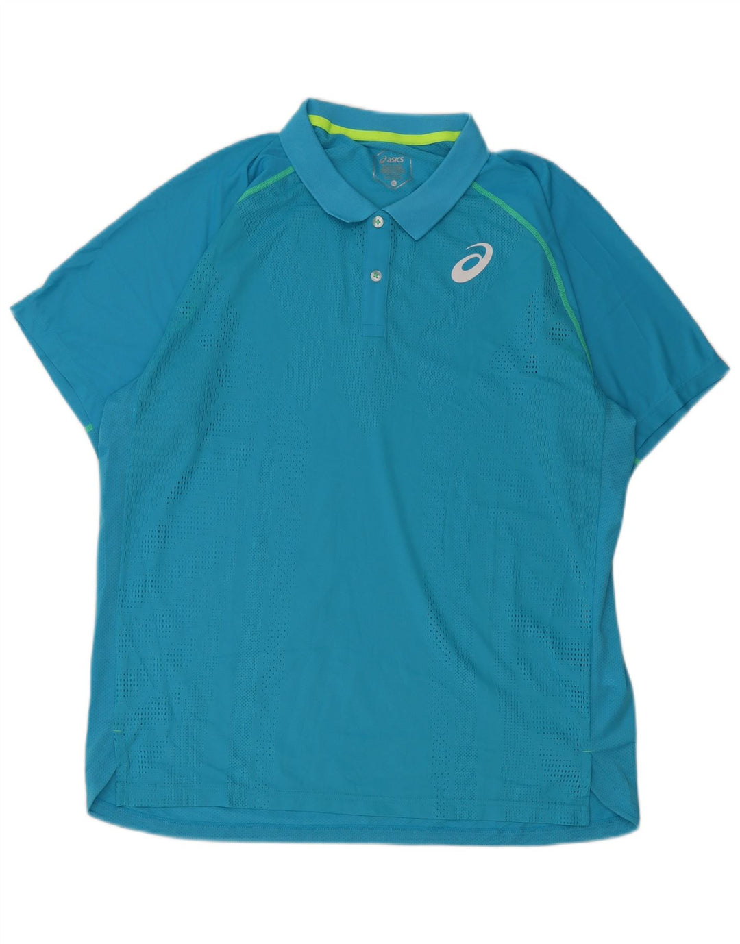 Asics Herre Polo Shirt XL Blå Polyester