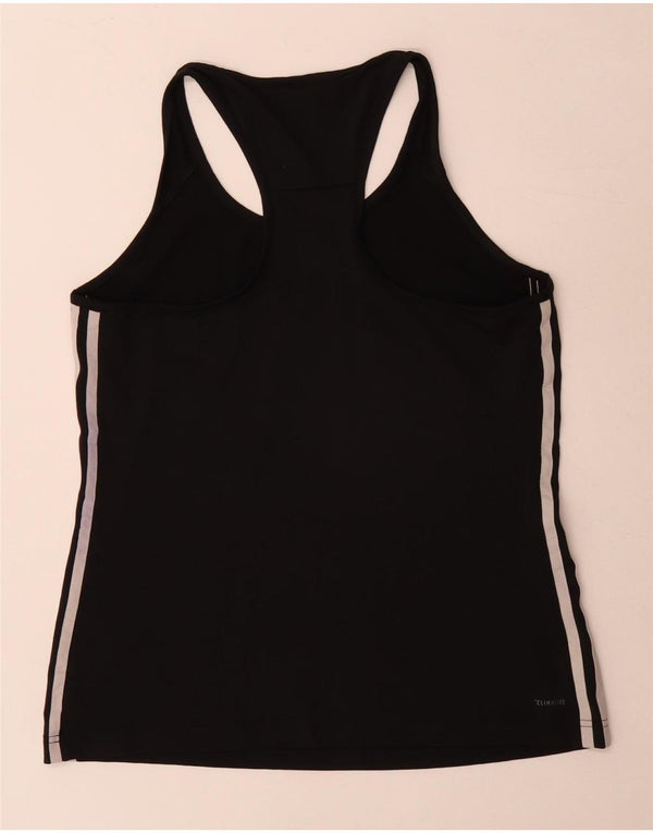 Adidas Dame Climalite Vest Top UK 14 Medium Sort Polyester