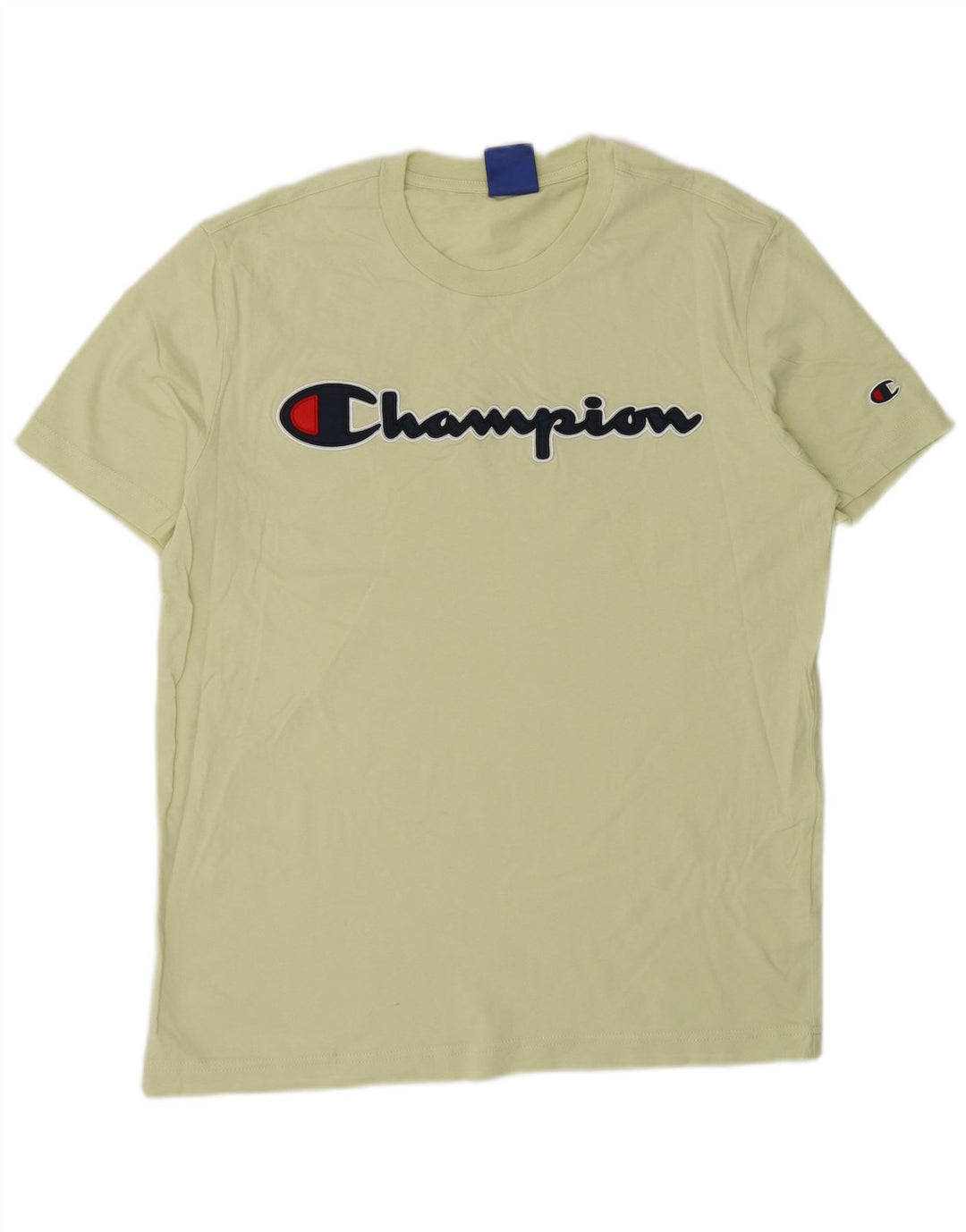 Champion Herre grafisk T-shirt top lille grøn bomuld