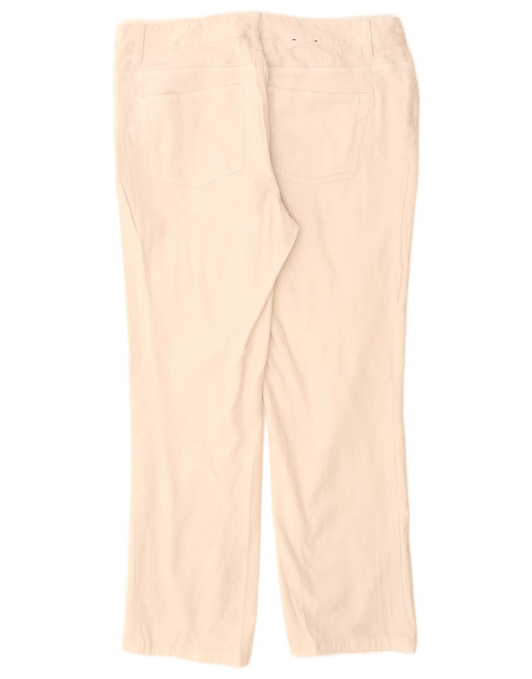 Chaps Petite lige cropped bukser til kvinder US 8 Medium W28 L25 Off White