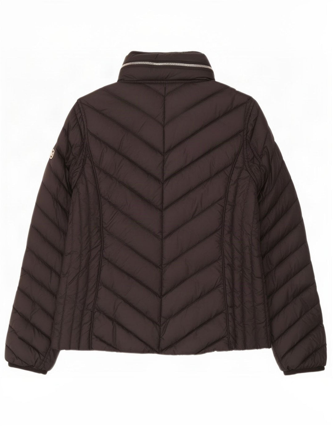Michael Kors Dame Hættejakke UK 14 Medium Sort Nylon