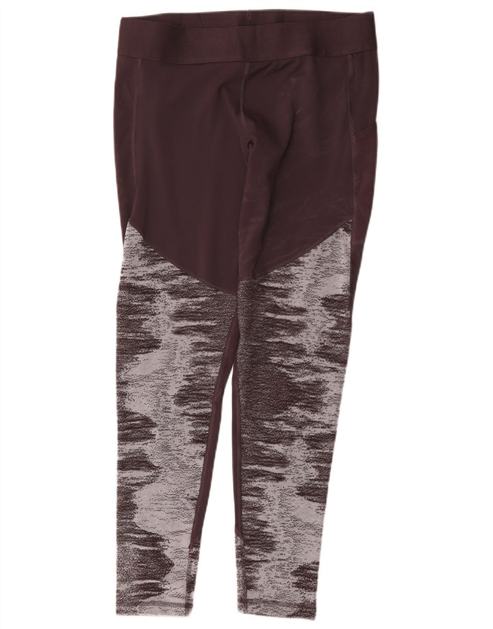 Adidas Aeroready Leggings til kvinder UK 16/18 Stor brun polyester