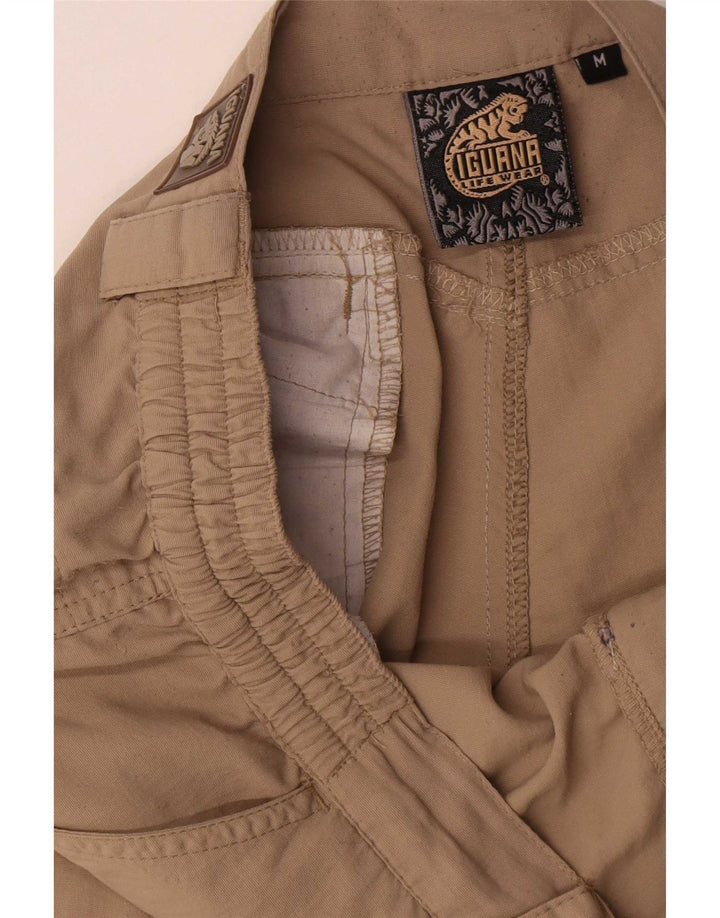 Iguana Herre Straight Cargo Bukser Medium Beige Polyamid