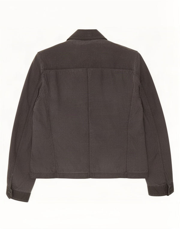 Trussardi Mens Military Jacket IT 52 XL Grey Cotton