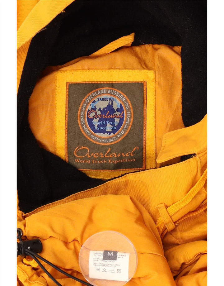 Overland Herre Hætte Anorak Skijakke UK 38 Medium Orange Polyester