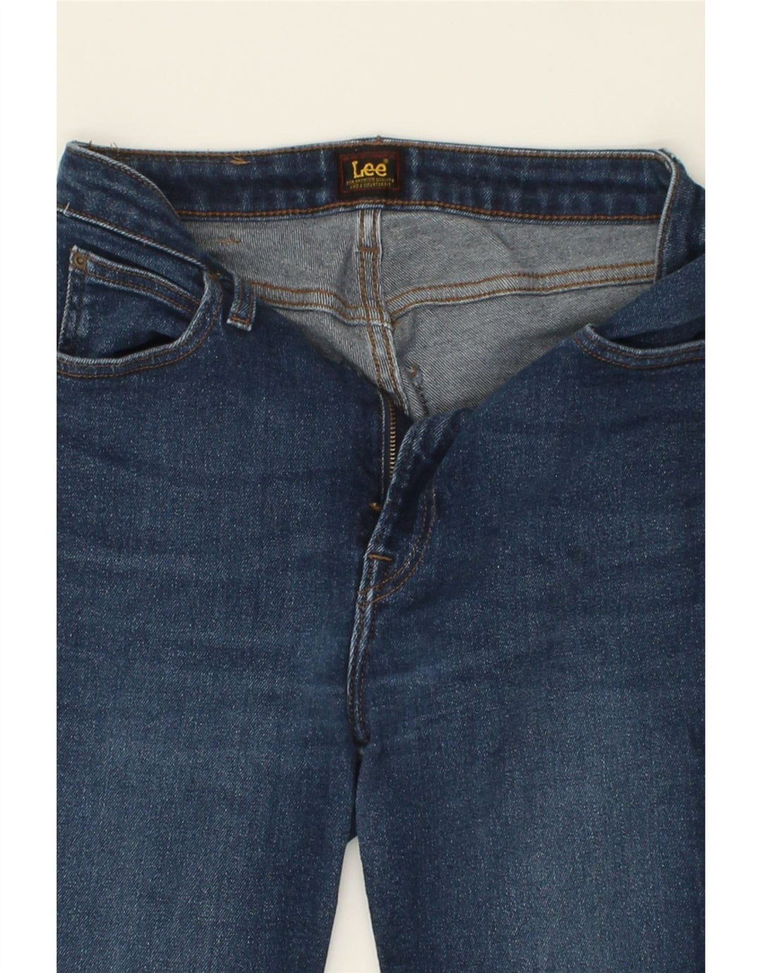 LEE Womens Skinny Jeans W26 L30 Navy Blue Cotton Vintage Lee and Second-Hand Lee from Messina Hembry 
