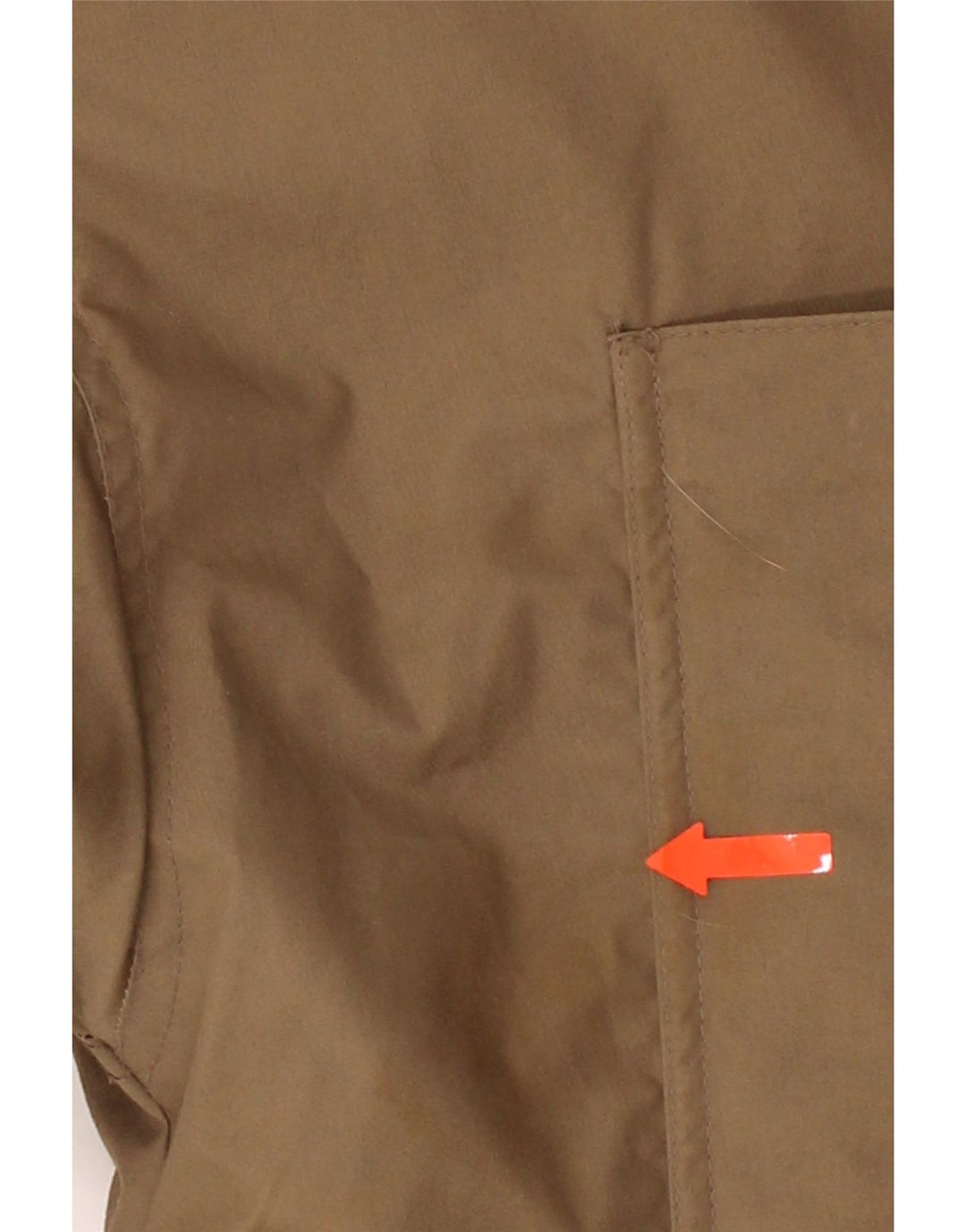 BRUGI Mens Windbreaker Coat IT 50 Large Brown Polyester Vintage Brugi and Second-Hand Brugi from Messina Hembry 