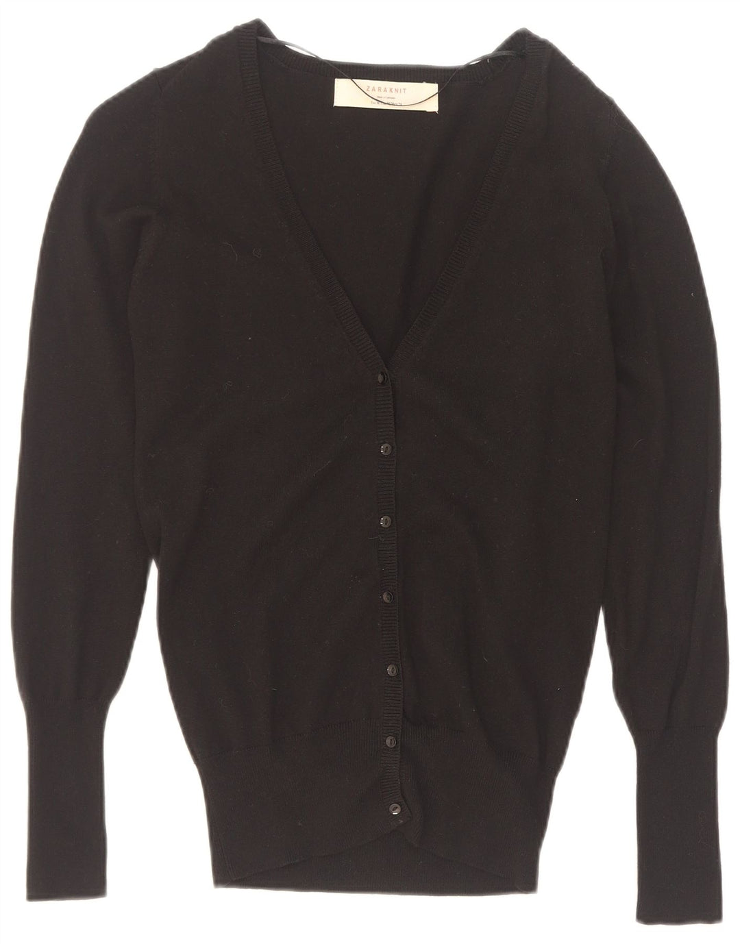 Zara Dame Cardigan Sweater UK 12 Medium Sort