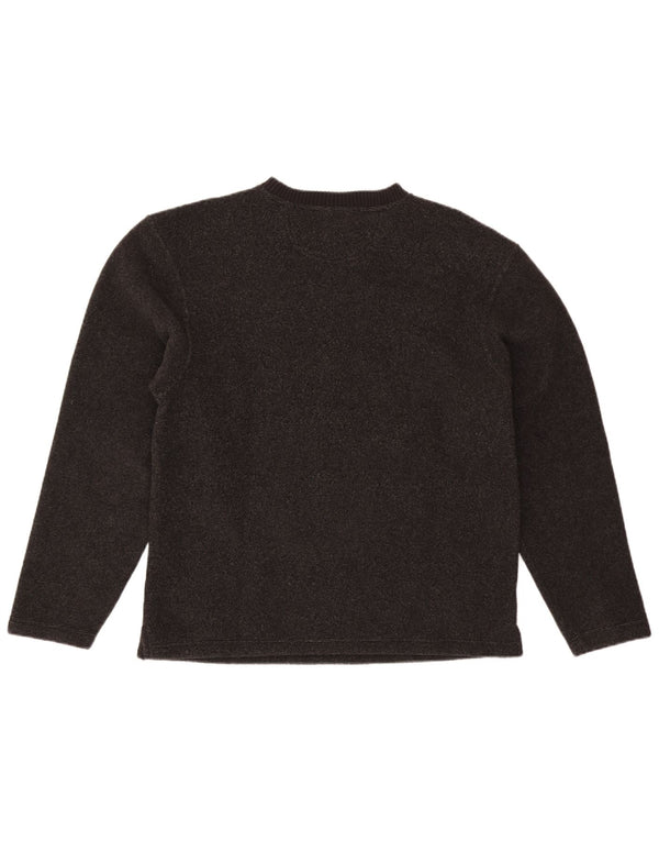 INFINITY Herre Boat Neck Jumper Sweater Medium Grå Polyester