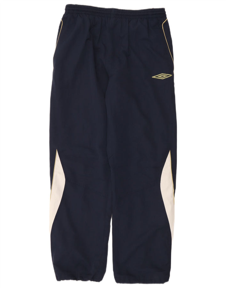 Umbro Herre træningsdragt Bukser Joggers Large Navy Blue Colourblock Polyester