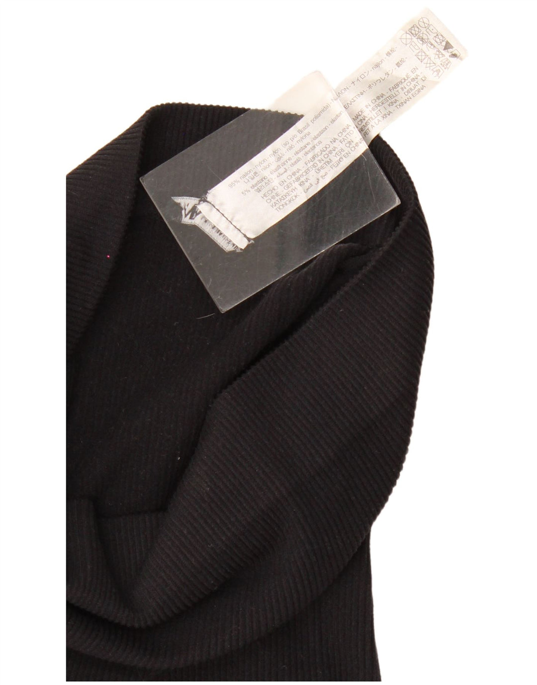 Zara Dame Maxi Nederdel Small W26 Sort Nylon