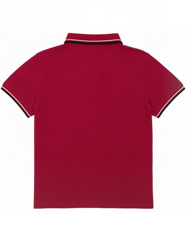 Lotto Herre Polo Shirt Medium Pink Stribet