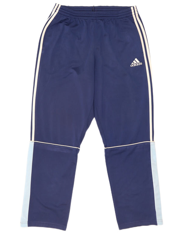 Adidas Træningsdragtsbukser til mænd UK 40/42 Medium Navy Blue Colourblock