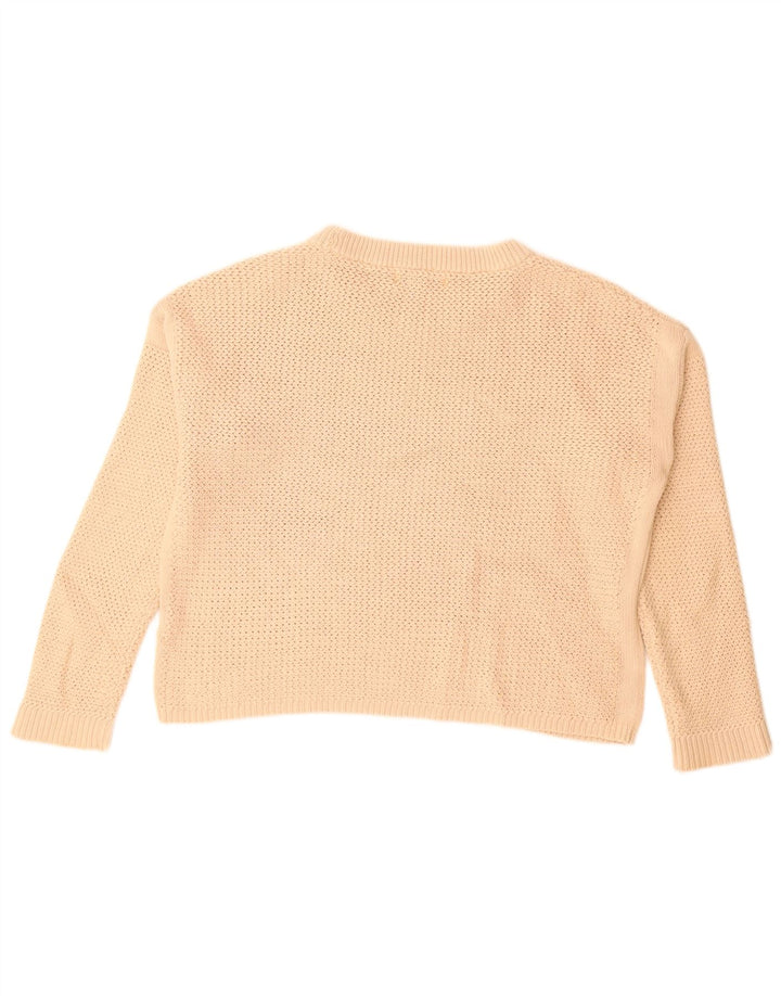 Marks & Spencer Dame sweater med rund hals DK 14 Medium Beige