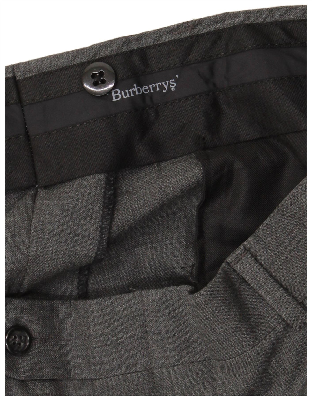 Burberrys Herre Pegged Suit Bukser W36 L31 Grå