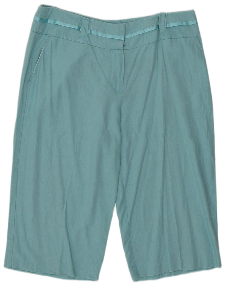 Marks & Spencer Dame Bermuda Chino Shorts UK 16 Large W34 Turkis