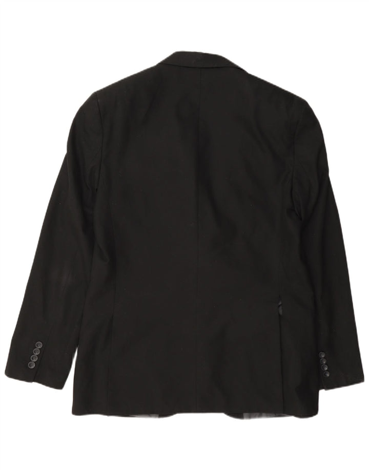 Marks & Spencer Herre 2-knaps blazerjakke UK 40 Medium Sort Polyester