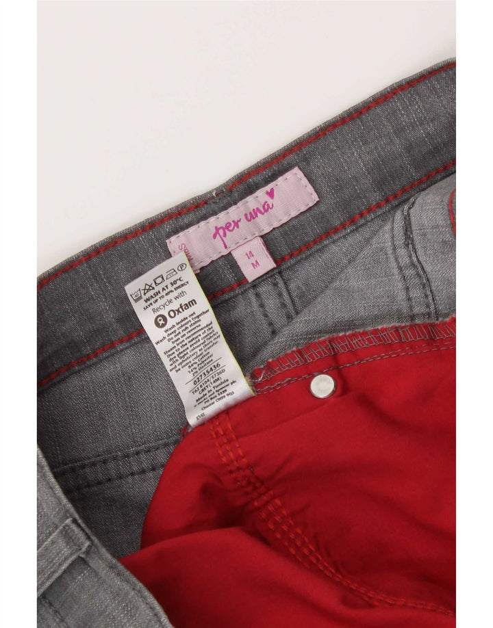 Marks & Spencer Dame Per Una Bootcut Jeans UK 14 Medium W34 L28 Grå