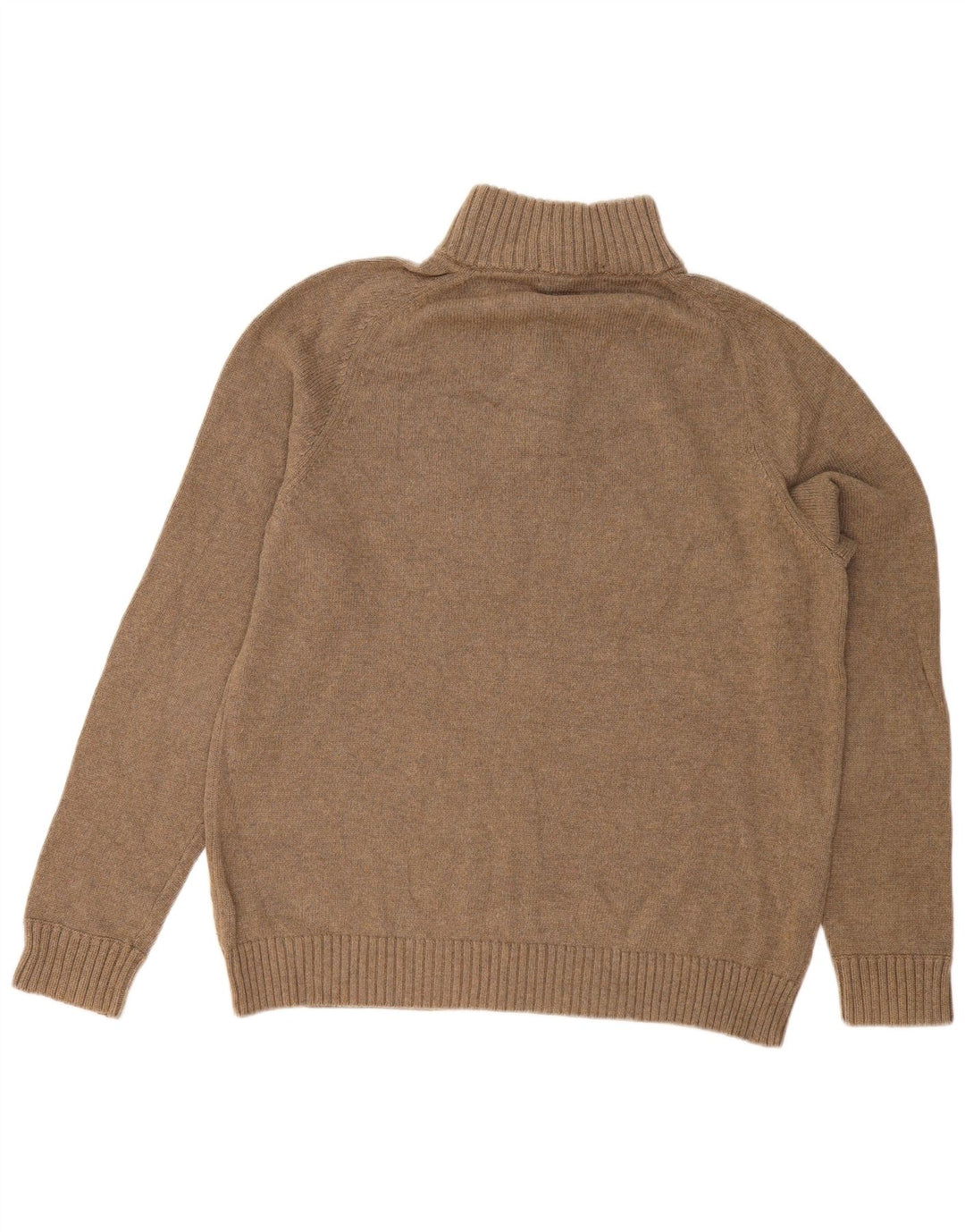 J. Crew Herre Button Neck Jumper Sweater XL Grå Bomuld