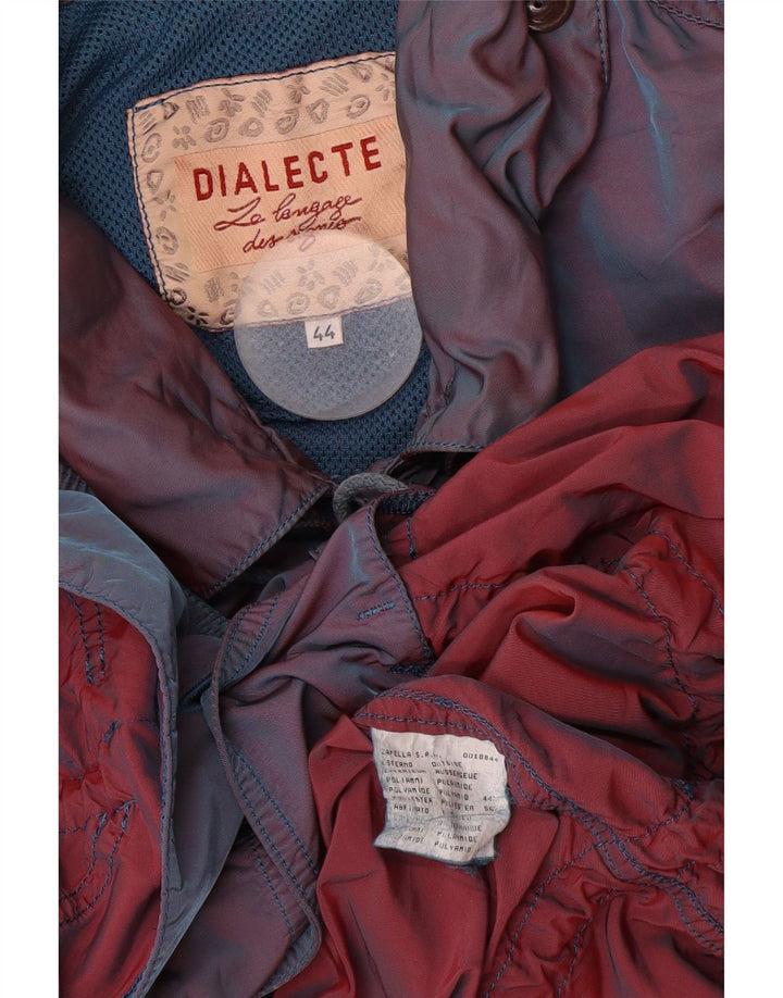 Vintage Kvinders Oversized Utility Jacket IT 44 Medium Blue Polyamide