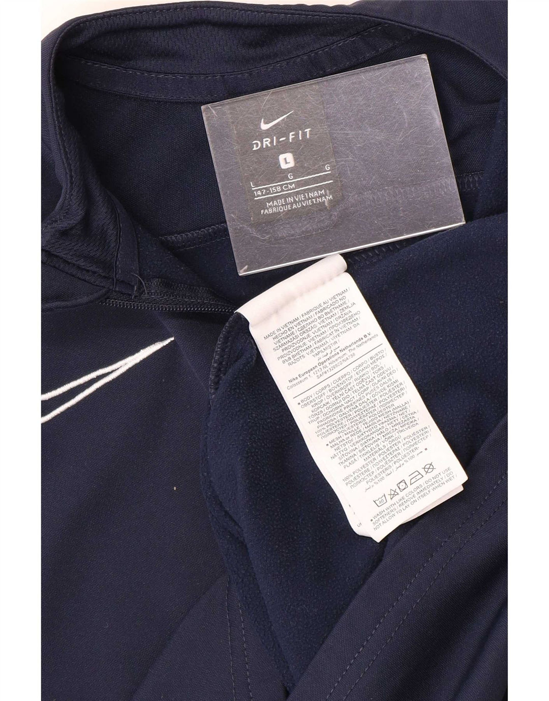 Nike Boys Dri Fit Pullover Træningsdragt Top 12-13 år Stor Marineblå