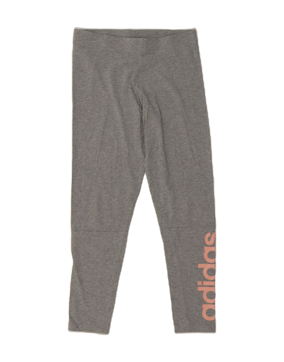 ADIDAS Womens Graphic Leggings UK 12/14 Medium  Grey Cotton Vintage Adidas and Second-Hand Adidas from Messina Hembry 