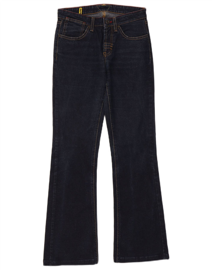 MELTIN' POT Dame Bootcut Jeans W26 L29 Marineblå Bomuld