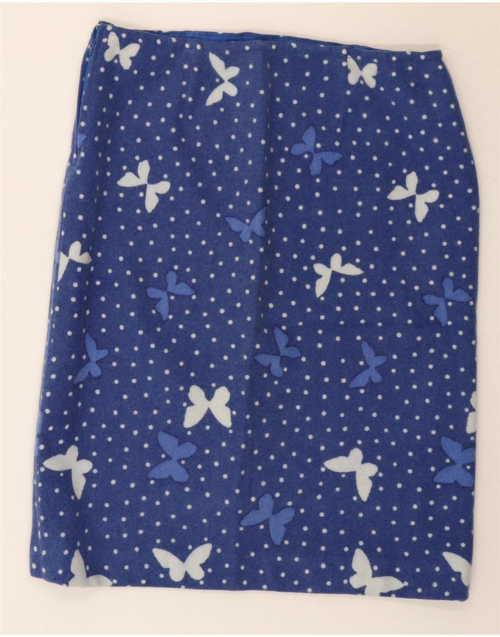 Heron Womens 2-delt nederdelsæt UK 14 Medium W34 Blue Spotted Butterfly