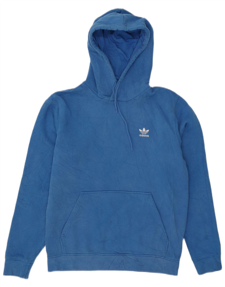 Adidas Herre hættetrøje Jumper Medium Blue Bomuld
