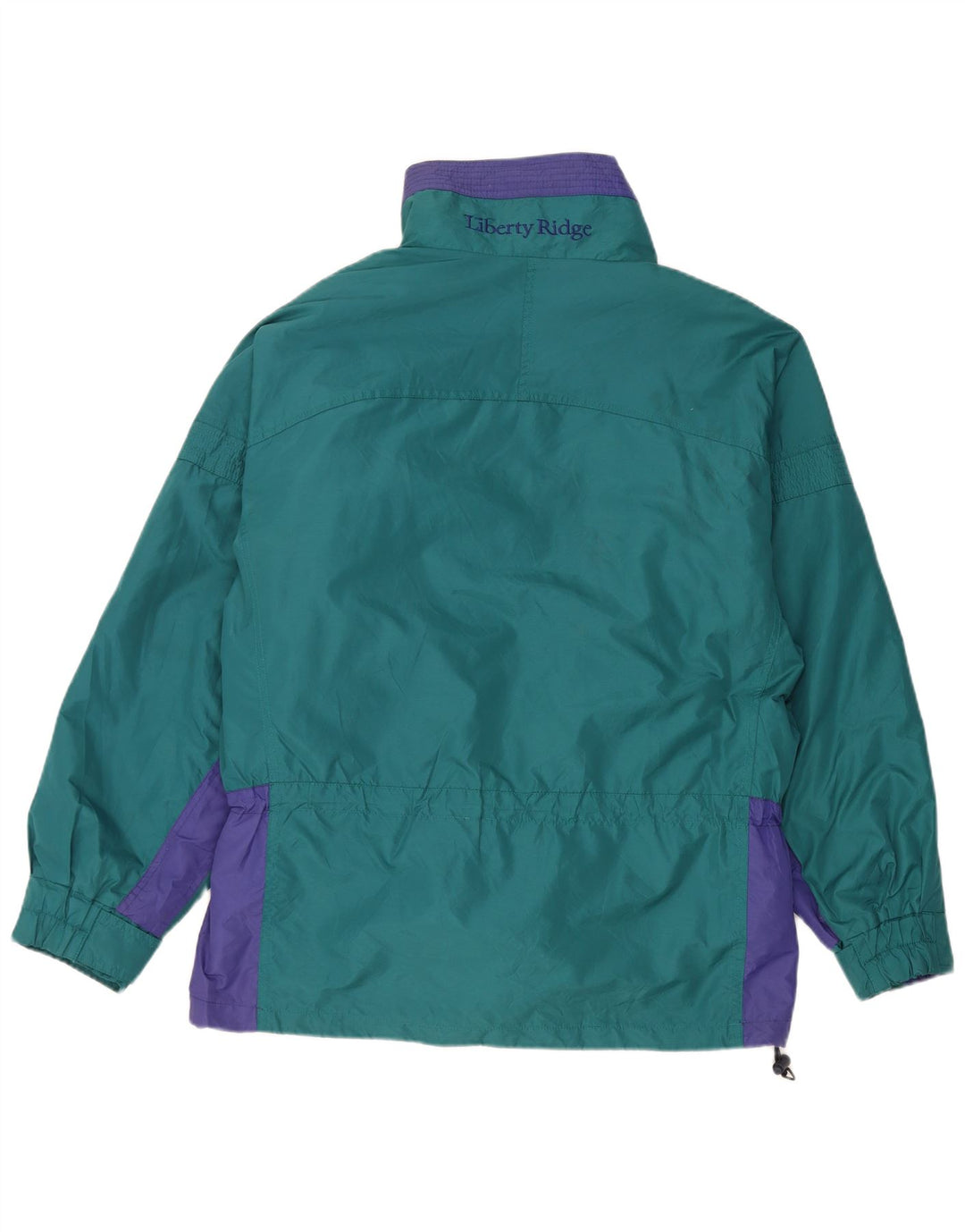 Columbia Womens Oversized Vendbar Jakke UK 14 Medium Green Colourblock