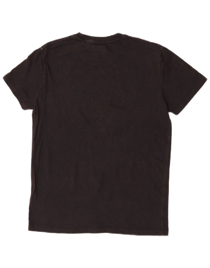 Superdry Herre grafisk T-shirt Top Medium Sort Bomuld