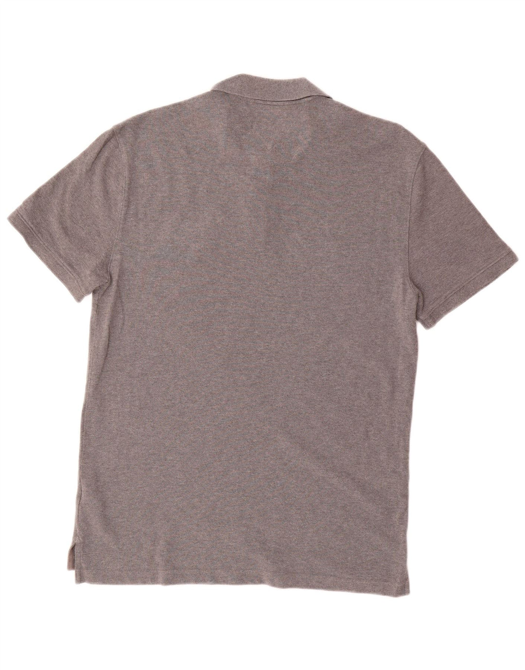 TOMMY HILFIGER Mens Polo Shirt Large Grey Cotton