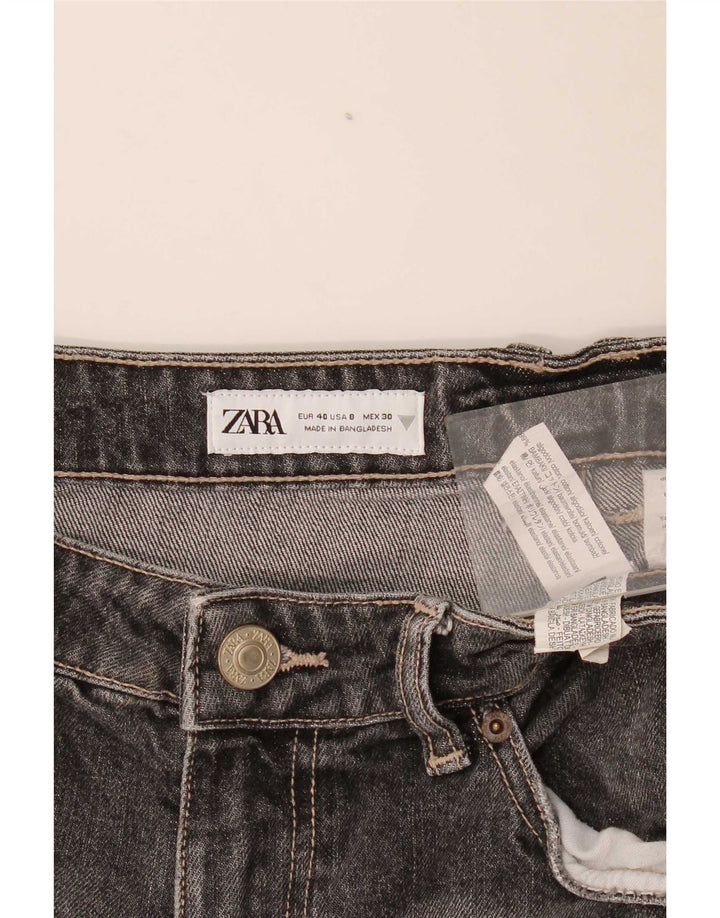 Zara Straight Jeans til mænd EU 40 Medium W30 L32 Grå Bomuld