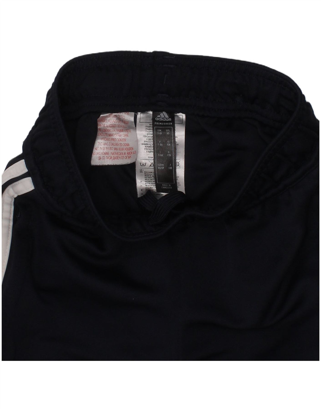 ADIDAS Boys Aeroready Tracksuit Trousers 7-8 Years  Navy Blue Polyester