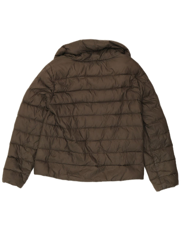 Zara Dame Polstret Jakke UK 16 Large Khaki