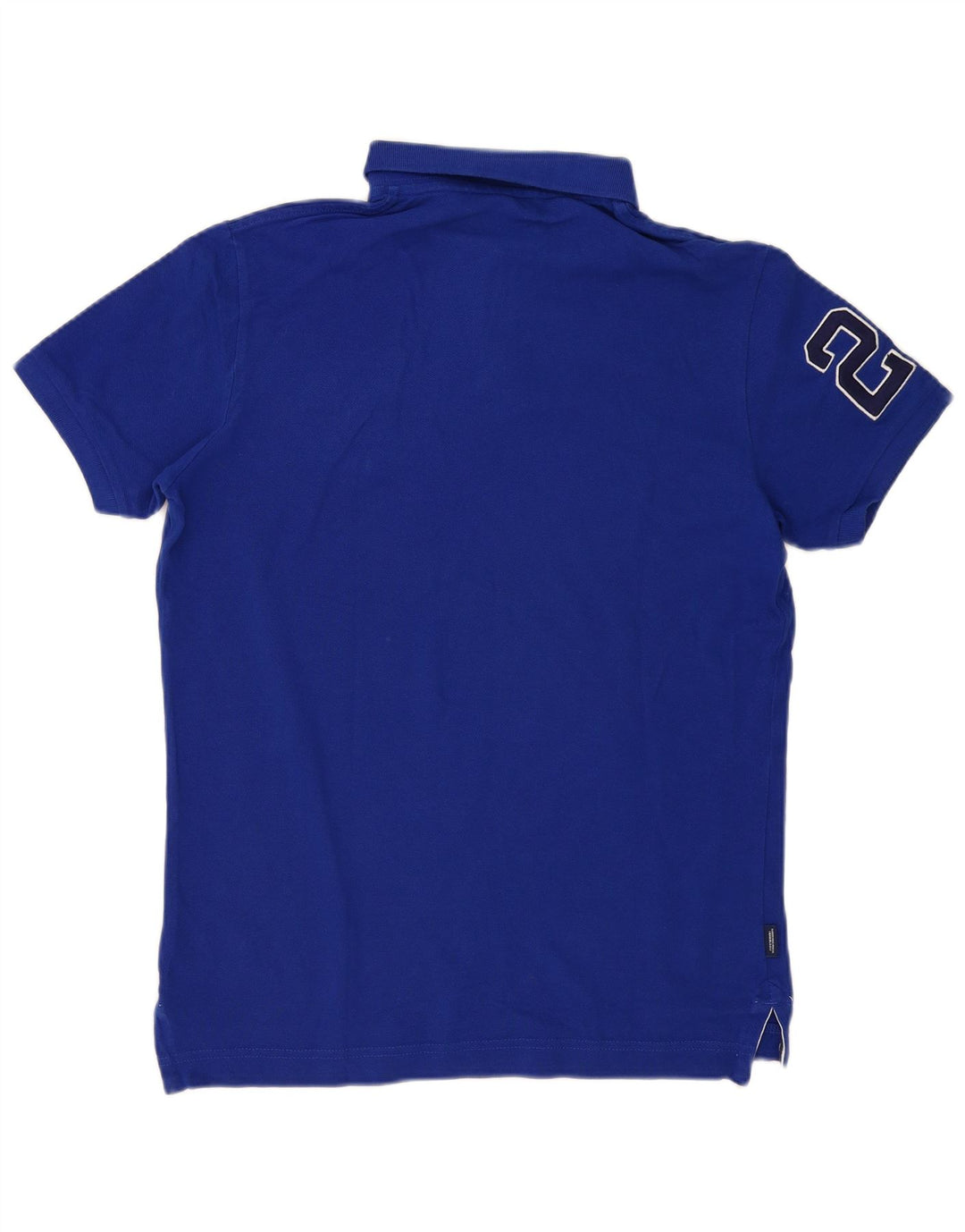 Superdry Grafisk poloshirt til mænd Stor marineblå bomuld