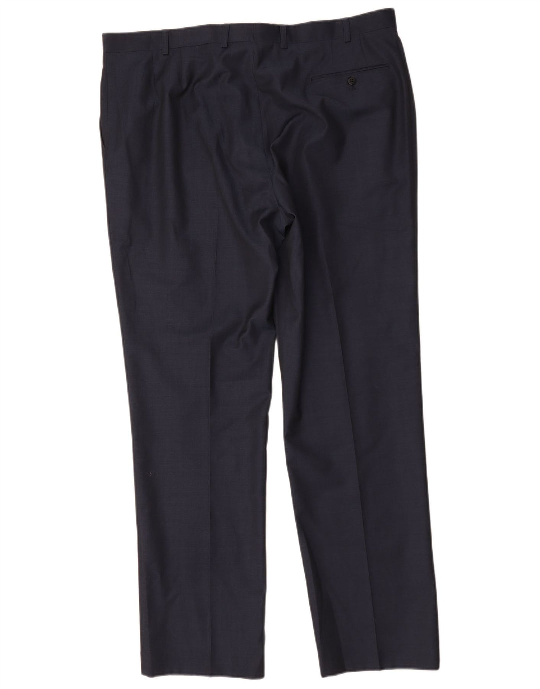 Marks & Spencer Herre Autograph Straight Suit Bukser W40 L33 Navy Blue
