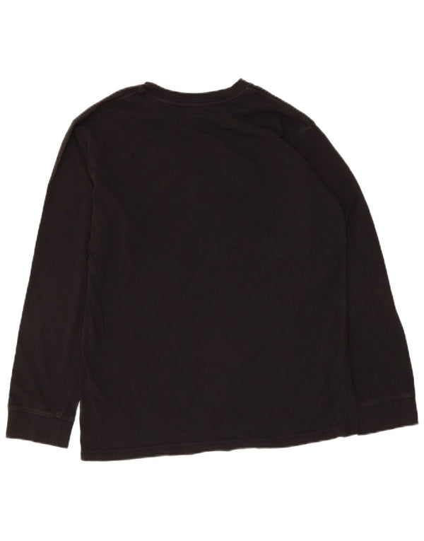 Vans Boys Classic Fit Grafisk Top Langærmet 14-15 år XL Sort Bomuld