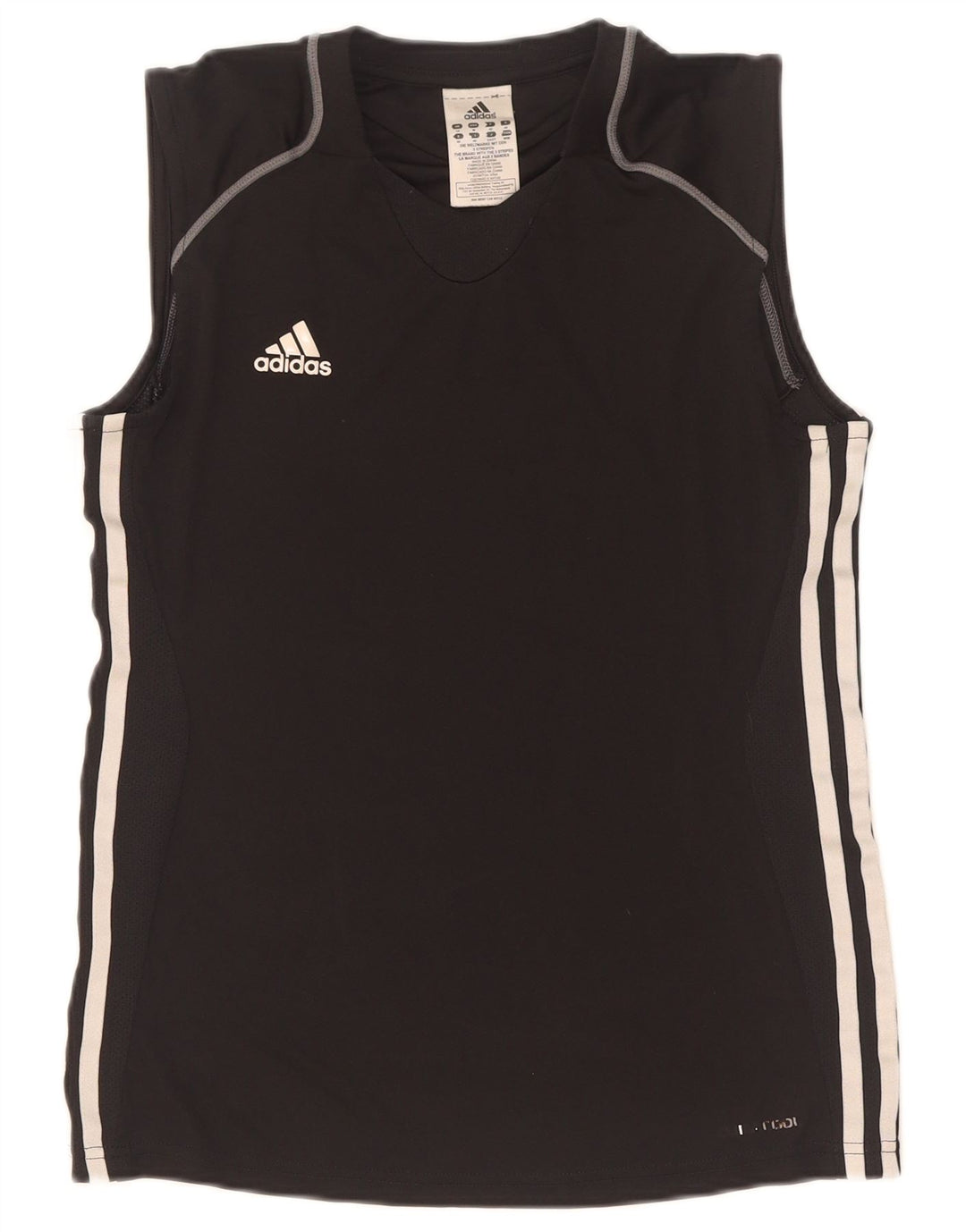 Adidas Dame Climacool Vest Top UK 14 Medium Sort Polyester