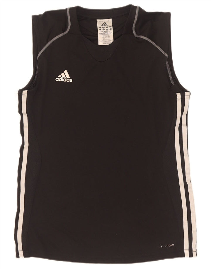 Adidas Dame Climacool Vest Top UK 14 Medium Sort Polyester