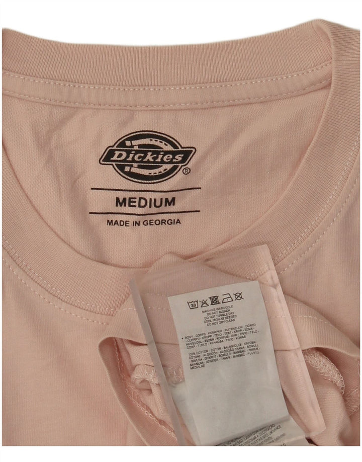 Dickies Herre T-Shirt Top Medium Pink Bomuld