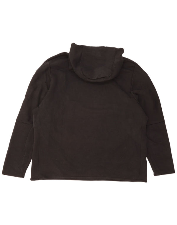Nike Mens Hoodie Jumper 2XL Black Cotton