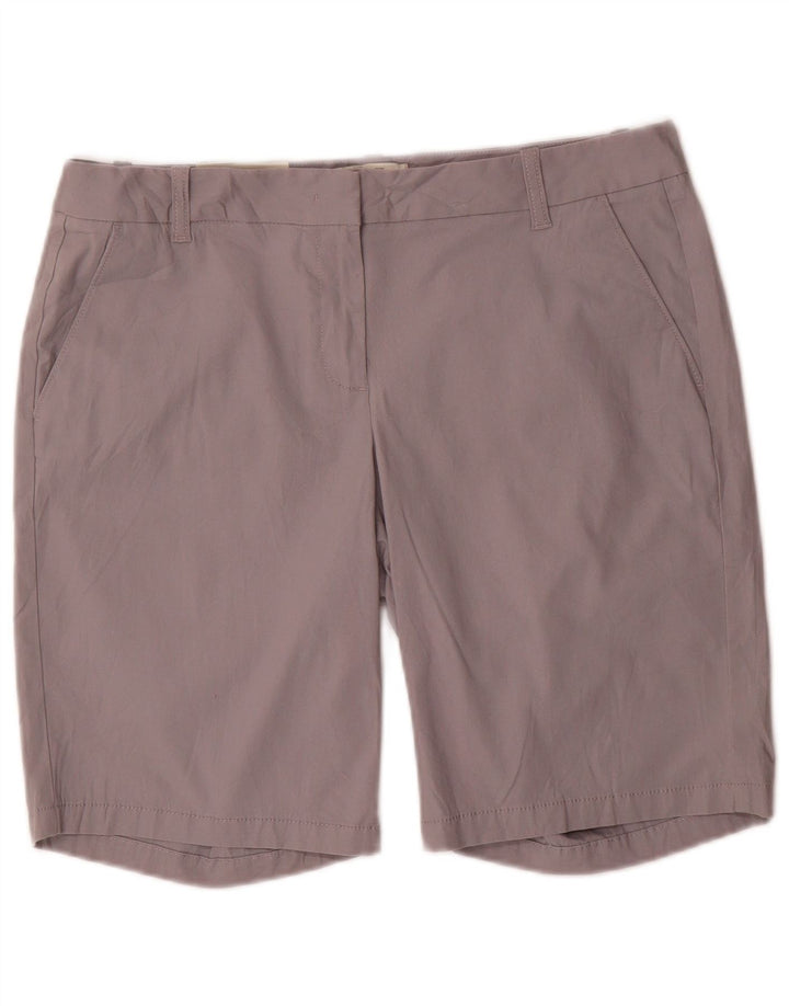 J. CREW Womens City Fit Bermuda Shorts US 8 Medium W32 Grå Bomuld