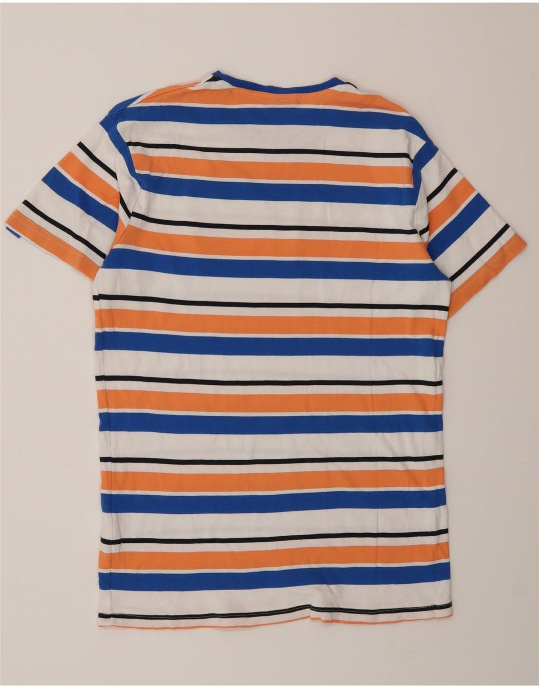 Ellesse Herre grafisk T-shirt Top Lille flerfarvet stribet bomuld