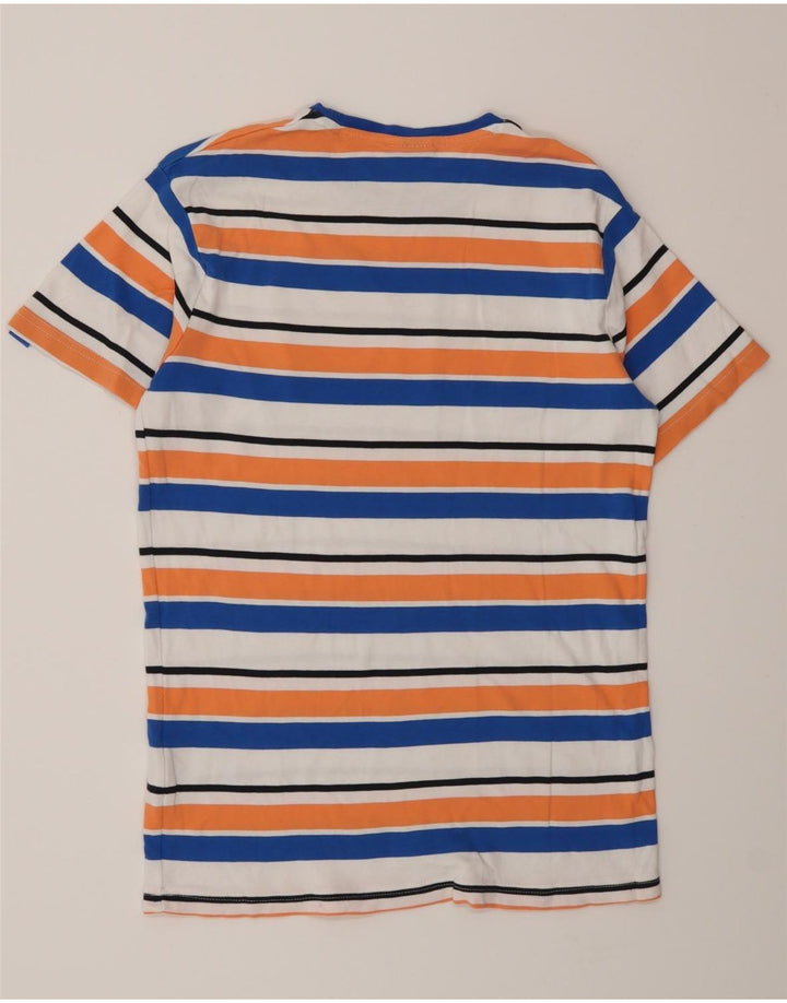 Ellesse Herre grafisk T-shirt Top Lille flerfarvet stribet bomuld