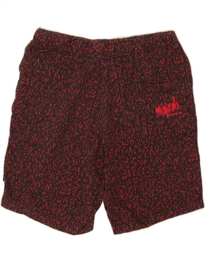 ADIDAS Mens Sport Shorts Medium  Black Flecked Cotton Vintage Adidas and Second-Hand Adidas from Messina Hembry 