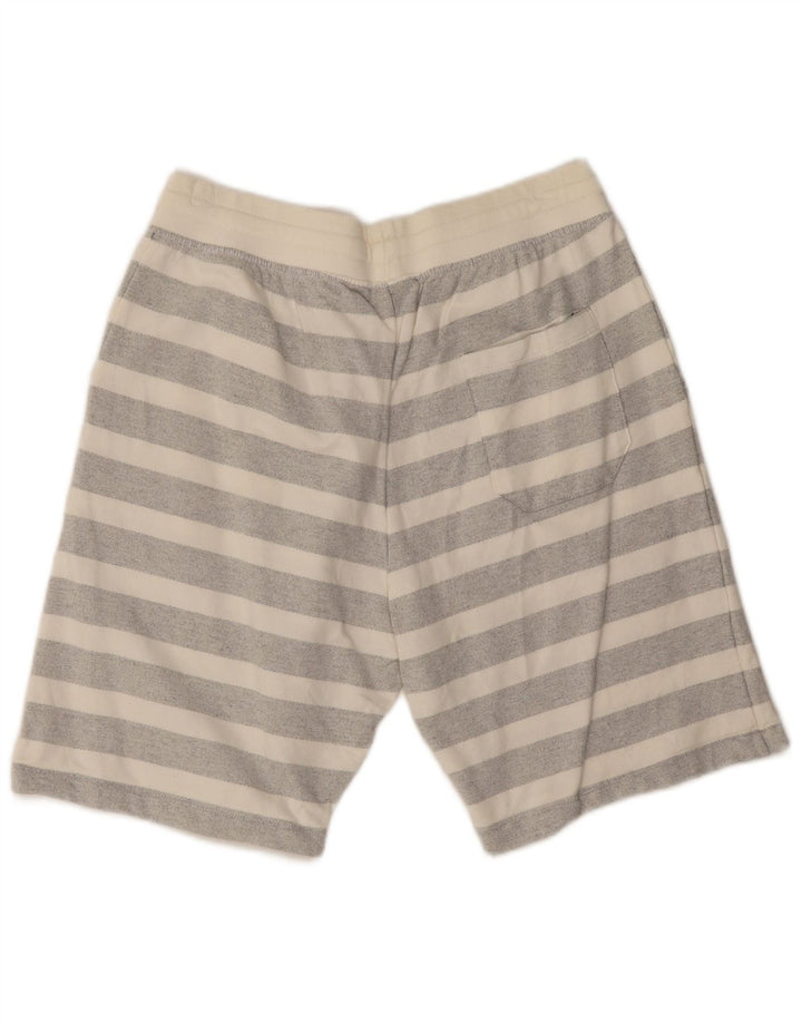 Zara Herre Sportshorts XL Gråstribet bomuld